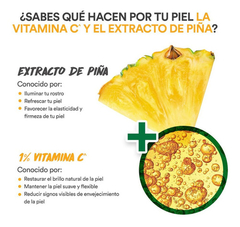 Mascarilla De Tela Garnier Con Vitamina C Y Extracto De Piña - Tienda Ramona