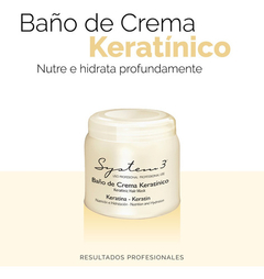 Baño De Crema Keratinico System-3 Mascara Capilar 250g en internet