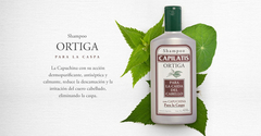 Shampoo Para La Caspa + Enjuague + Locion Capilatis Ortiga en internet