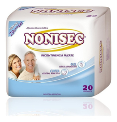 Apósito Para Incontinencia Fuerte Con Gel Nonisec 20un