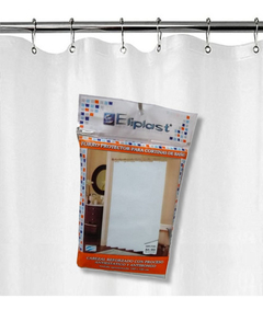 Protector Cortina De Baño Eliplast 70 Micrones Blanco