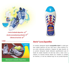 Lava Zapatillas Iberia 500ml Lava Perfuma Elimina Mal Olor en internet