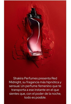 Perfume Mujer Dance Red Midnight By Shakira Edt 80ml - Tienda Ramona
