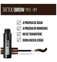 Tinta De Cejas Semi-permanente Maybelline Tattoo Brow - tienda online