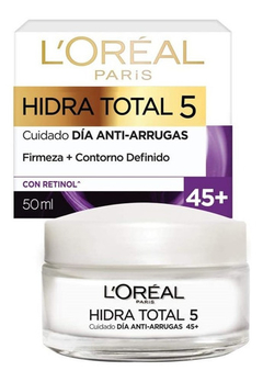 Crema Antiarrugas Loreal Hidra Total 5 45+ Con Retinol