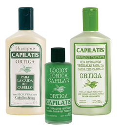 Shampoo Cabellos Secos + Enjuague + Locion Capilatis Ortiga