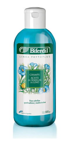 Shampoo Biferdil Aceite De Semillas De Lino 800ml