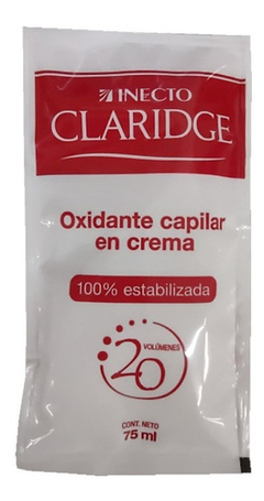 Oxidante Capilar En Crema 20vol Claridge Pack 12un De 75ml en internet