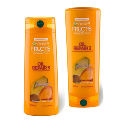 Shampoo Y Acondicionador Fructis Oil Repair 3 Nutre X350