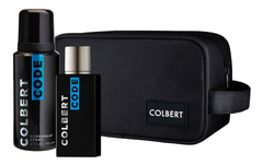 Perfume Hombre Colbert Code 60ml + Desod. + Bolso Necessaire