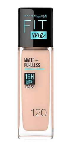 Imagen de Base Líquida Maybelline Fit Me Matte Y Sin Poros Con Fps 22