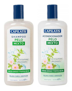 Shampoo + Acondicionador Capilatis Pelo Mixto Línea Botánica