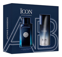 Perfume Hombre The Icon Antonio Banderas 100ml + Desodorante - Tienda Ramona