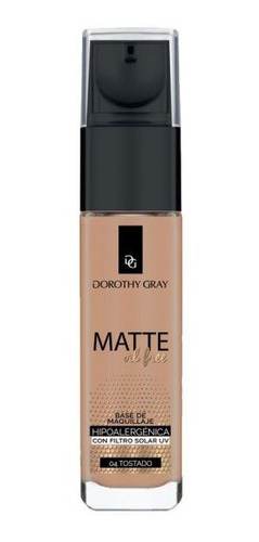 Base Maquillaje Hipoalergénico Dorothy Gray Matte Filtro Uv