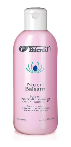 Acondicionador Biferdil Nutri-balsam Con Vitamina E 800ml