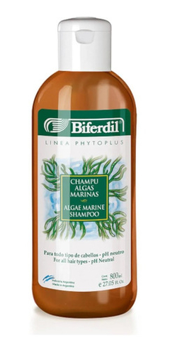 Shampoo Biferdil Algas Marinas 800ml Ph Neutro