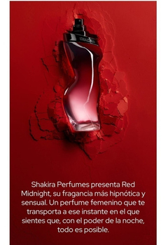 Perfume Mujer Shakira Dance Red Midnight Edt 50ml - Tienda Ramona