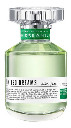 Perfume Mujer Benetton United Dreams Live Free Edt 50ml en internet