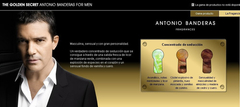 Perfume Hombre The Golden Secret Antonio Banderas Edt 200ml - Tienda Ramona