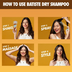 Shampoo Seco En Aerosol Batiste Dark Hair Cabello Oscuro en internet