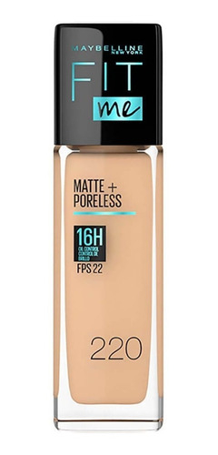 Base Líquida Maybelline Fit Me Matte Y Sin Poros Con Fps 22 en internet