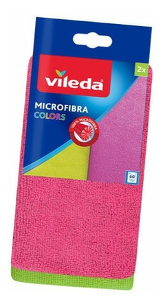 Paño Multiuso Microfibra Vileda Colors Pack 2un