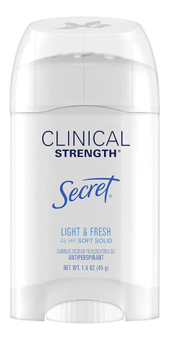 Antitranspirante Secret Clinical Strength Light & Fresh en internet