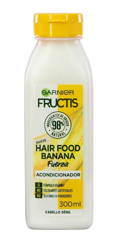 Shampoo + Acodicionador Garnier Fructis Hair Food Banana - Tienda Ramona