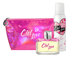 Perfume Ciel Love Edt 60ml + Desodorante + Bolso Necessaire