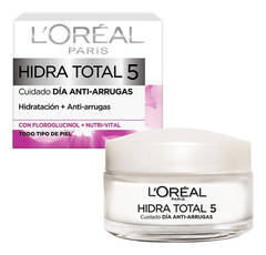 Crema Humectante Antiarrugas Loreal Hidra Total 5 Reafirma