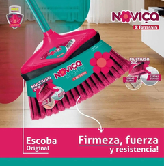 Escoba Plastica Novica Bettanin Original Multiuso Duo - tienda online