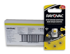 Pilas Para Audífono Rayovac Blister 6un Pack 10un en internet