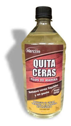 Quita Ceras Pisos De Madera Merclin 1lt Removedor Sin Dañar