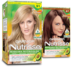 Coloración Kit Tintura Permanente Nutrisse Garnier - tienda online