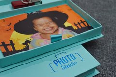 Kit com 30 caixas para pen drive e fotos 10x15 Curaçao Azul na internet