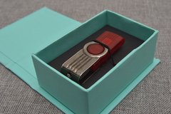 Embalagem para pen drive Curaçao Vermelho