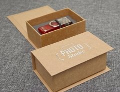 Kit com 50 Caixas de Pen Drive Kraft gravação Prata - comprar online