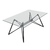 Mesa Rectangular Vidrio 110x70X46 - comprar online