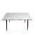 Mesa rectangular base simil marmol patas negras 140x80 - comprar online