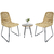 Par Sillas De Rattan Natural Bogota Cocina, Comedor, Living - comprar online