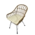 Par De Sillas De Rattan Natural Chicago Con Almohadon - comprar online