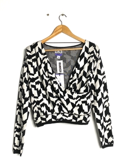 Sweater future collective T.L Blanco Y Negro (84902)