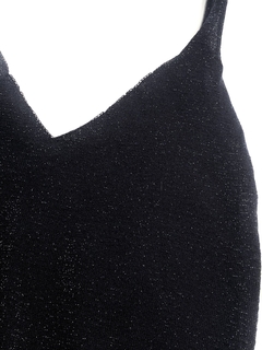 Musculosa Hilo Negro Shine (78549) - comprar online