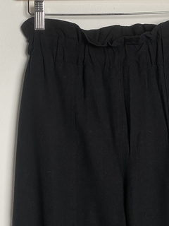 Pantalon Siena T.S Negro Lino (80575) - comprar online