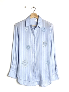 Camisa Rapsodia T.M Celeste (80871)