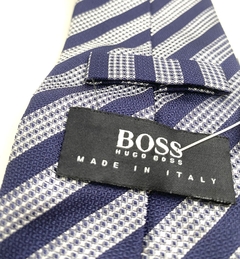 Corbata Boss Azul Y Celeste (M6210) - comprar online