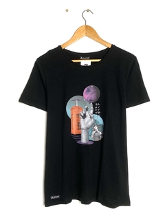 Remera Surrealismo T.XL Negro (81366)