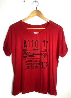 Remera Ginebra T.M Rojo (85378)