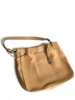 2da Cartera Peter Kent Cuero Beige (83131)