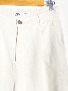 2DA Pantalon ZARA T.28 Blanco (83615) - comprar online